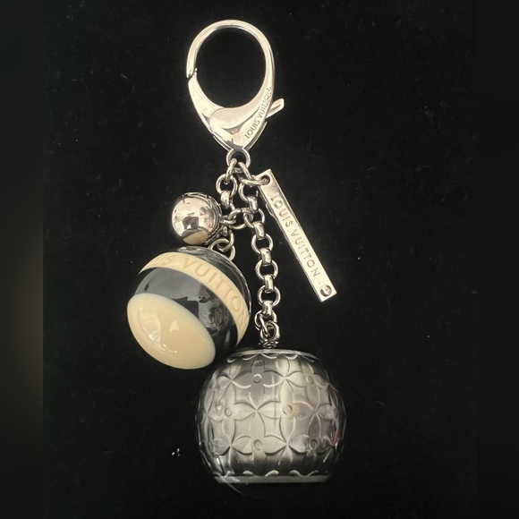 Auth Louis Vuitton Mini Lin Croisette Ball Bag/Key Ring Charm - Picture 1 of 6